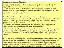 Argumentation Schemes Introduction