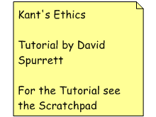 Kant's Ethics Tutorial